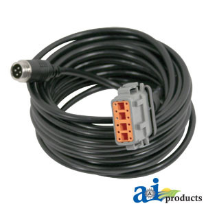 CabCAM Cable, Power / Video, Trimble AgGPS FmX, CFX/ FM-750 Or FM-1000 Display To Wired Camera, 20' A-TRM20