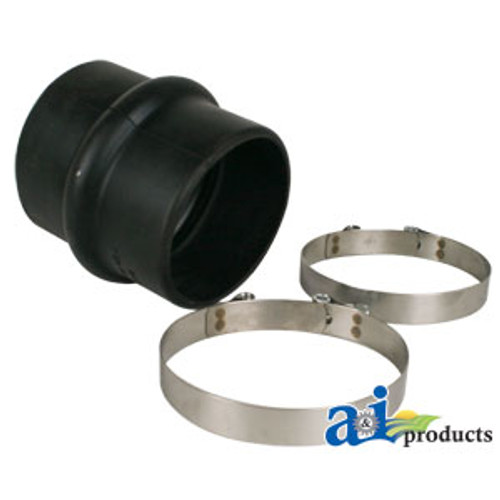 Centri Rubber Hump Hose Reducer w/2 Clamps 4" A-94400