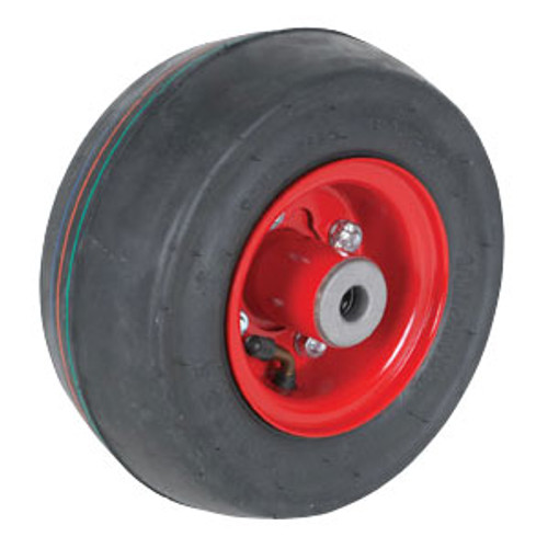 CASTER-SMOOTH, 9X3.5X4, TUBELESS-RED A-B1SB8098