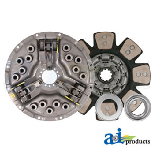 Clutch Kit: 14", Pressure Plate, Trans Disc, Release Bearing, Pilot Bearing A-CLK101