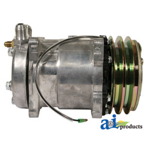 Comp, Sanden Style (8390) w/ Clutch (2A - 5.25" pulley, 12 volt, SD508 series) A-13769