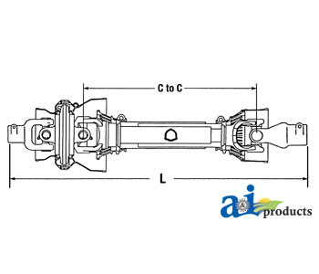 Complete 80 CV Driveline; 540 RPM A-212994