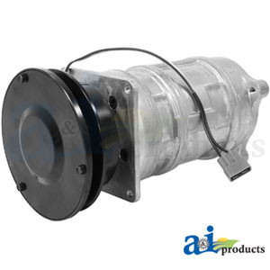Compressor, New, A6 Style w/ Clutch (1 groove 5.75" pulley, 12V, 10:00 coil) A-4343180