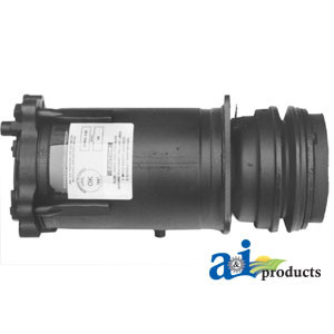 Compressor, New, A6 Style w/ Clutch (1 groove 5.75" pulley, 12V, 10:00 coil) A-530748M91