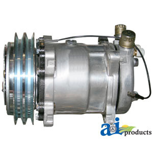 Compressor, New, Sanden Style w/ Clutch (8387) A-4363723