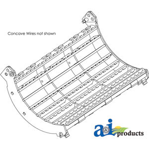 Concave; RH, Used W/ Universal, Corn, Rice & Bean A-849718