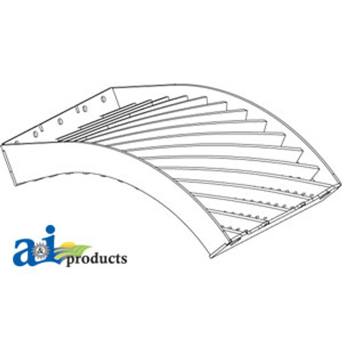 Concaves, LH; Small Grain; Helical Bar A-86976420HB