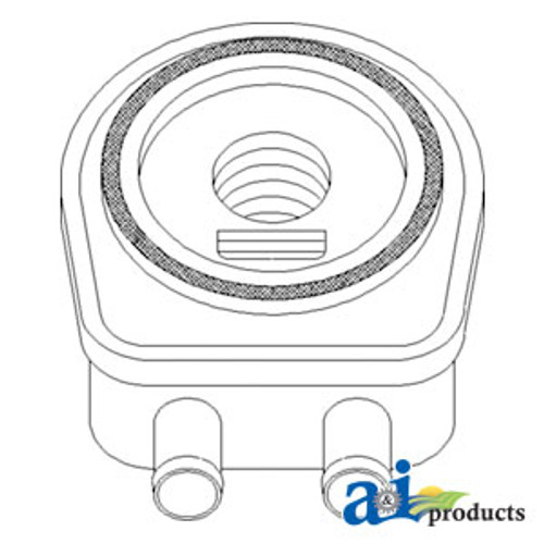 Cooler, Oil w/ Gasket A-RE61767