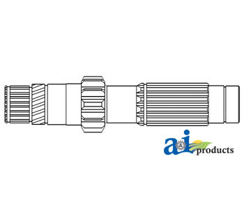 Countershaft, Multipower Transmission A-189391M92