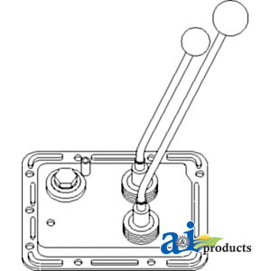 Cover w/ Levers, Transmission A-81814737L