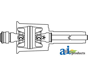 CV Shaft Half, North American, 1 3/8" 21 Spline Tractor Yoke A-DT65272N
