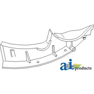 Deflector, Transition Cone (LH), Ext. Wear A-87517350