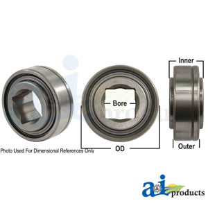 Disc Bearing; Cylindrical, Square Bore, Pre-Lube A-W211PP5-P