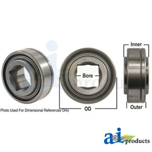 Disc Bearing; Cylindrical, Square Bore, Re-Lubricatable A-GW211PP5-I