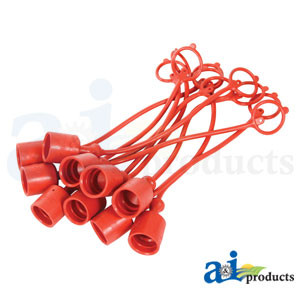 Dust Cap, 1/2", Red (10 pkg) A-C211017