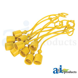 Dust Cap, 1/2", Yellow (10 pkg) A-C211018