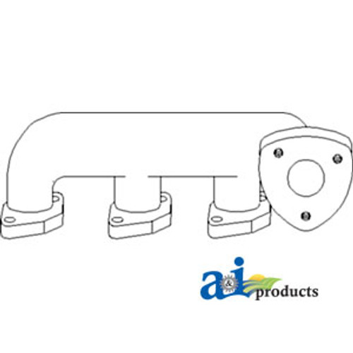 Exhaust Manifold, Vertical A-K907910
