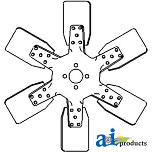 Fan, 6 Blade A-84355C1