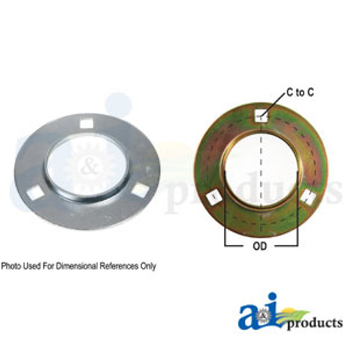 Flange, Bearing; 3 Bolt A-F372-I