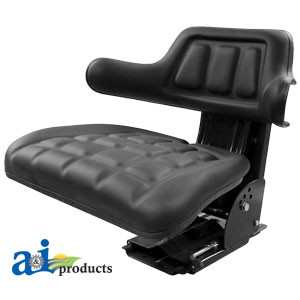 Flip-Up Seat, Wrap Around Back, BLK A-WF222BL