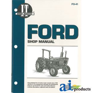Ford New Holland Shop Manual A-SMFO41