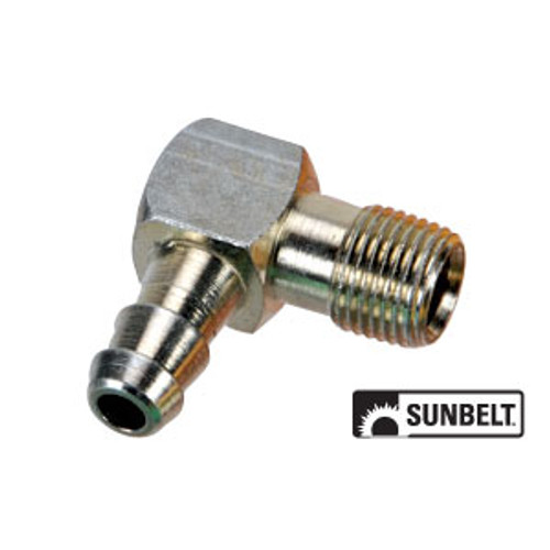 Fuel Line Fitting, Elbow, 1/8" pt. - 1/4" Nipple A-B1SB1346