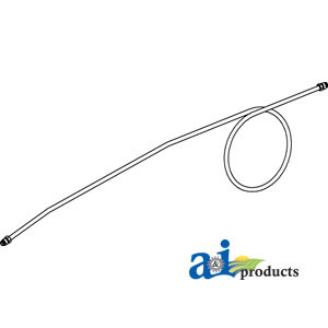 Fuel Line, Strainer To Carburetor w/ Nuts A-365339R1