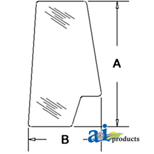 Glass, Door, Rear A-3233051R1
