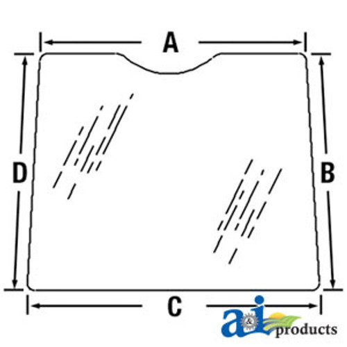 Glass, Door, Upper (RH) A-T133333