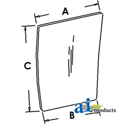 Glass, Front (RH) A-1340197C1