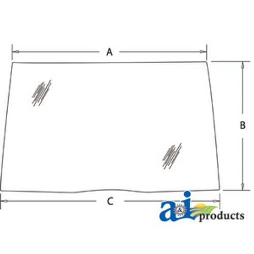 Glass, Windshield, Front A-190032A5
