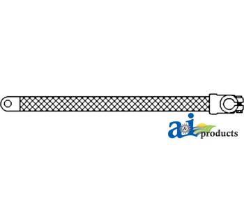 Ground Strap, 13", 2 Ga. A-26A314