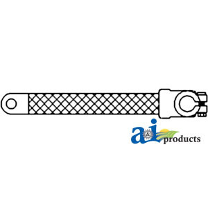 Ground Strap, 7", 2 Ga. A-26A307