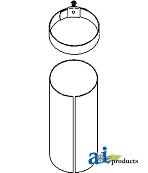 Guard , PTO Shaft w/ Clamp A-51484DX