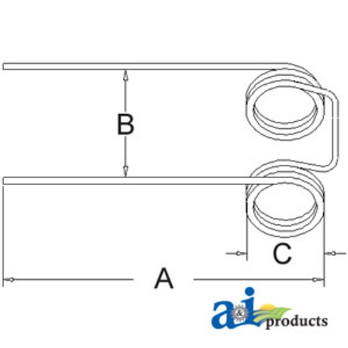 Harrow Tine A-N135002
