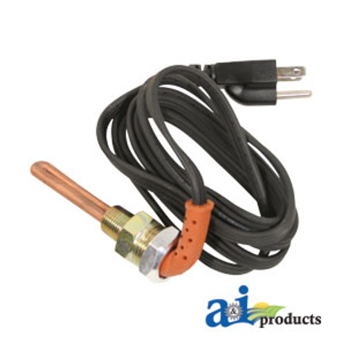 A5B355Heater, Engine Frost Plug, 3/8" NPT; 400 Watt A5B355