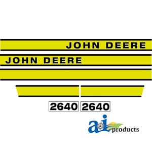 Hood Decal A-JD2640E