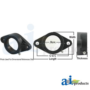 Housing, 2 Bolt Flange (Import) A-8H305