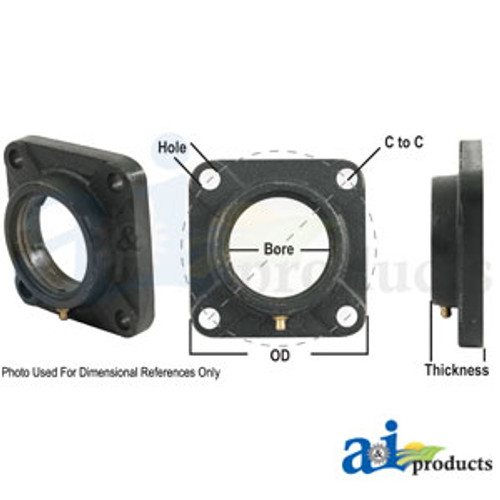 Housing, 4 Bolt Flange (Import) A-8H407