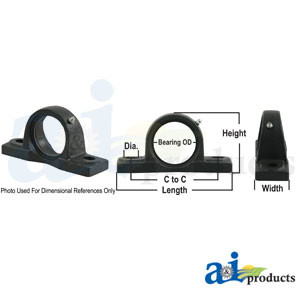 Housing, Pillow Block (Import) A-8H208