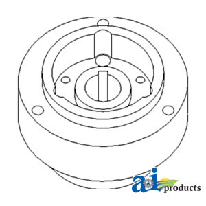Hub, Fan Driver Fixed Pulley A-183333C1