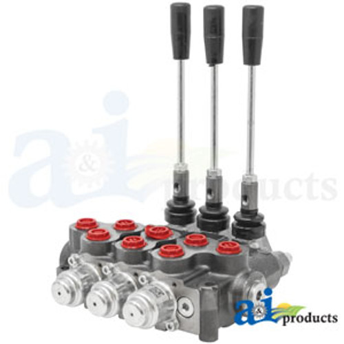 Hydraulic Control Valve 3/8" BSP, 3 spool A-VFG1005