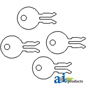 Ignition Keys (4 Pack) A-180292M1