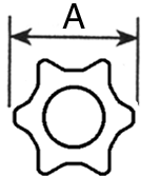 Inner Profile Tube, Rilsan Coated, W/ Drill Hole, S4GA, 39" A-279705