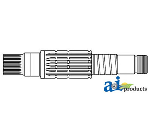 Input Shaft, Transmission A-163981A