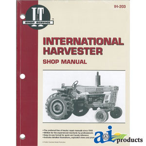 International Harvester (Farmall) Shop Manual A-SMIH203