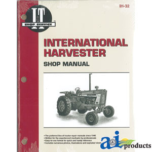 International Harvester (Farmall) Shop Manual A-SMIH32