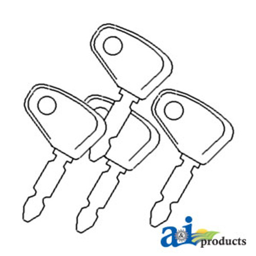 Key, Ignition (4/ set) A-37H1548