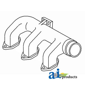 Manifold, Exhaust (Rear) A-72511206