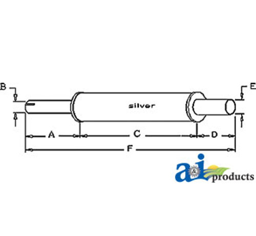 Muffler A-957E5230D